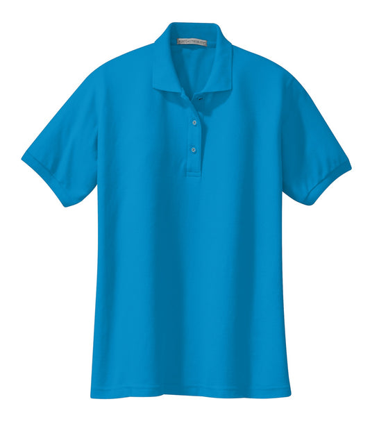 Port Authority Women's Silk Touch Polo.  L500 (Choose Your Logo)