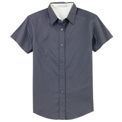 [WED] Short Sleeve Easy Care Dress Shirt (Ladies) [L508]