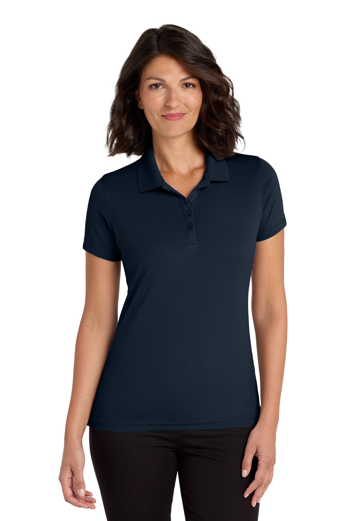 Port Authority Women's Dry Zone UV Micro-Mesh Polo. LK110 (Choose Your Logo)