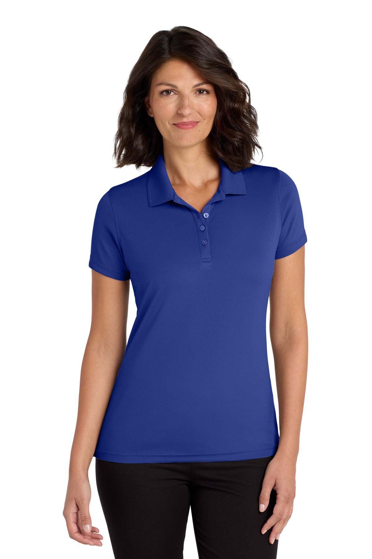 Port Authority Women's Dry Zone UV Micro-Mesh Polo. LK110 (Choose Your Logo)