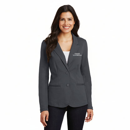 Ladies Knit Blazer LM2000 (Choose Your Design)