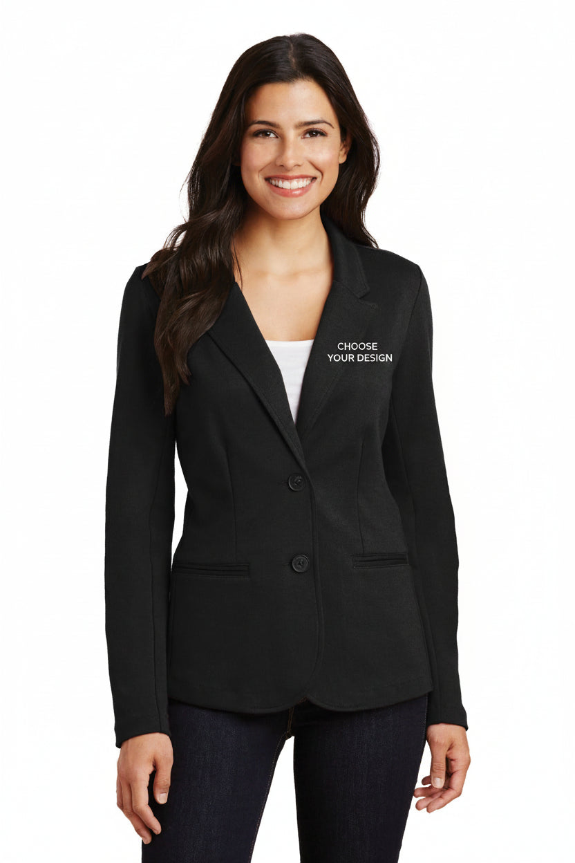 Ladies Knit Blazer LM2000 (Choose Your Design)