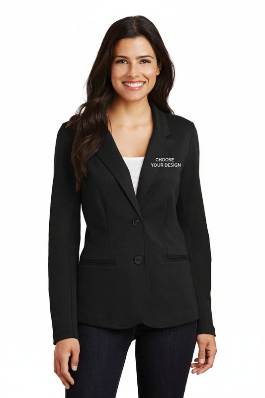 Ladies Knit Blazer LM2000 (Choose Your Design)