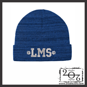 Knit Cuff Beanie - LMS (Embroidered) C939