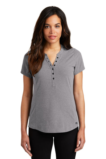 OGIO Ladies Tread Henley. LOG136 (Choose Your Design)