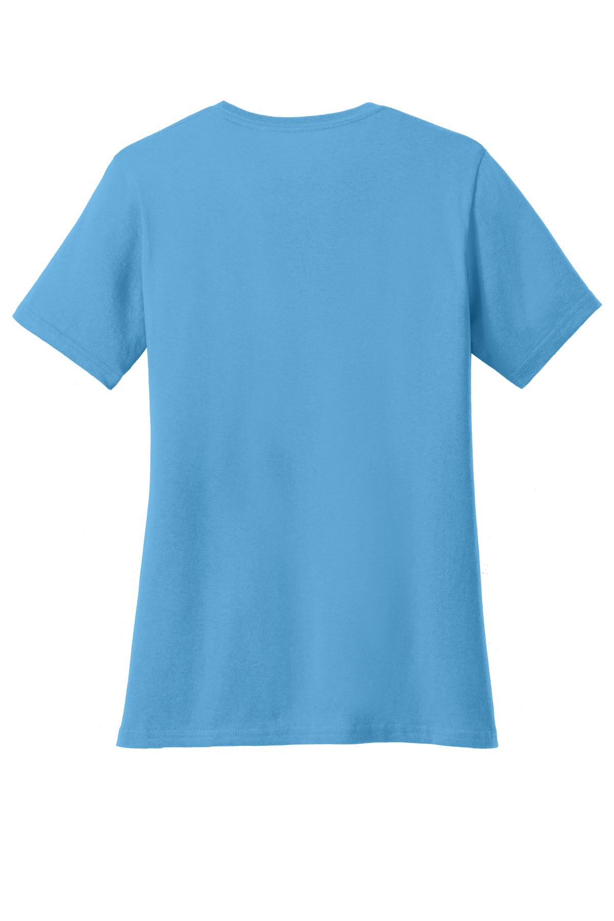Port & Co Women's Core Cotton V-Neck Tee. LPC54V (Choose Your Design)
