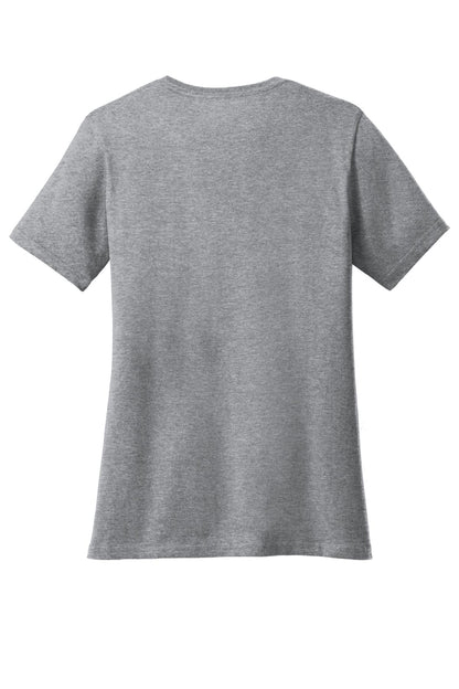 Port & Co Women's Core Cotton V-Neck Tee. LPC54V (Choose Your Design)