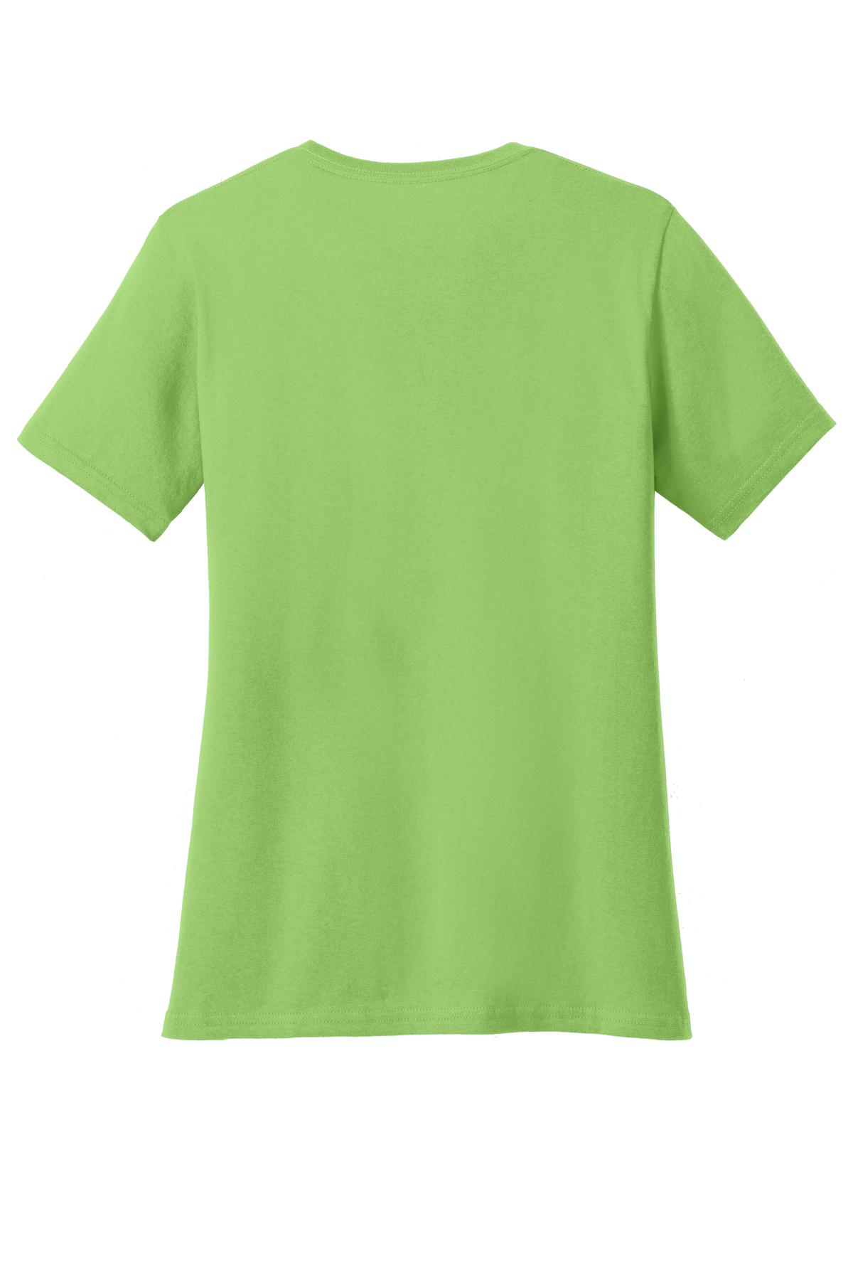 Port & Co Women's Core Cotton V-Neck Tee. LPC54V (Choose Your Design)