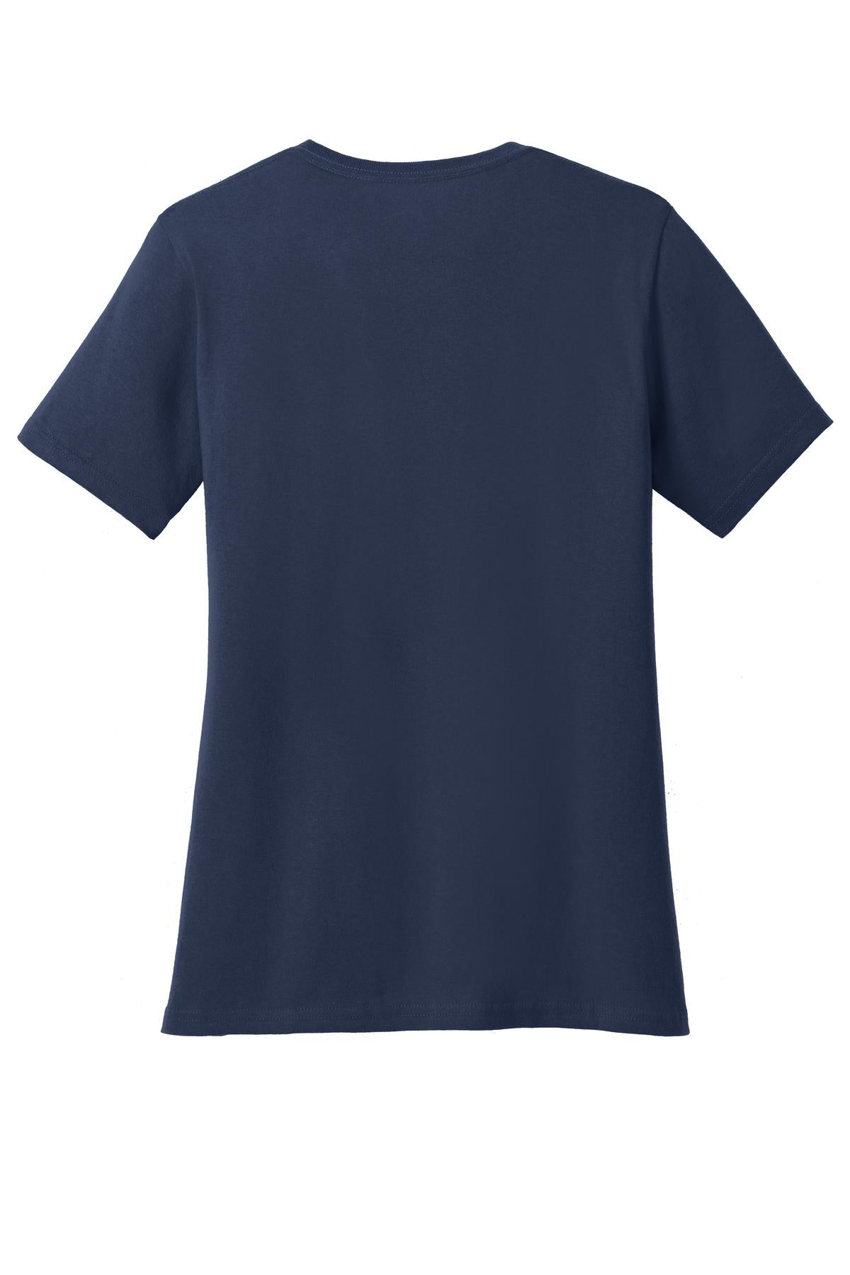 Port & Co Women's Core Cotton V-Neck Tee. LPC54V (Choose Your Design)