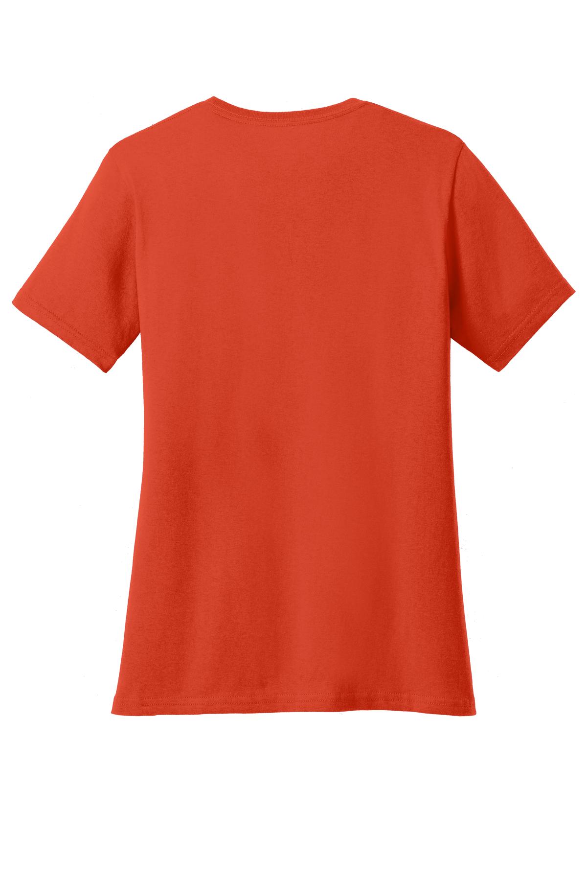 Port & Co Women's Core Cotton V-Neck Tee. LPC54V (Choose Your Design)