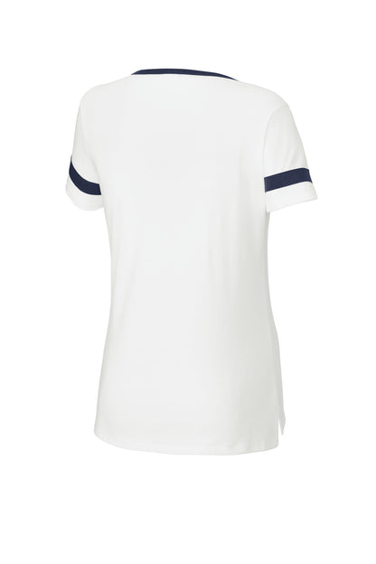 Sport-Tek Women's Halftime Notch Neck Tee. LST6041 (Choose Your Design)