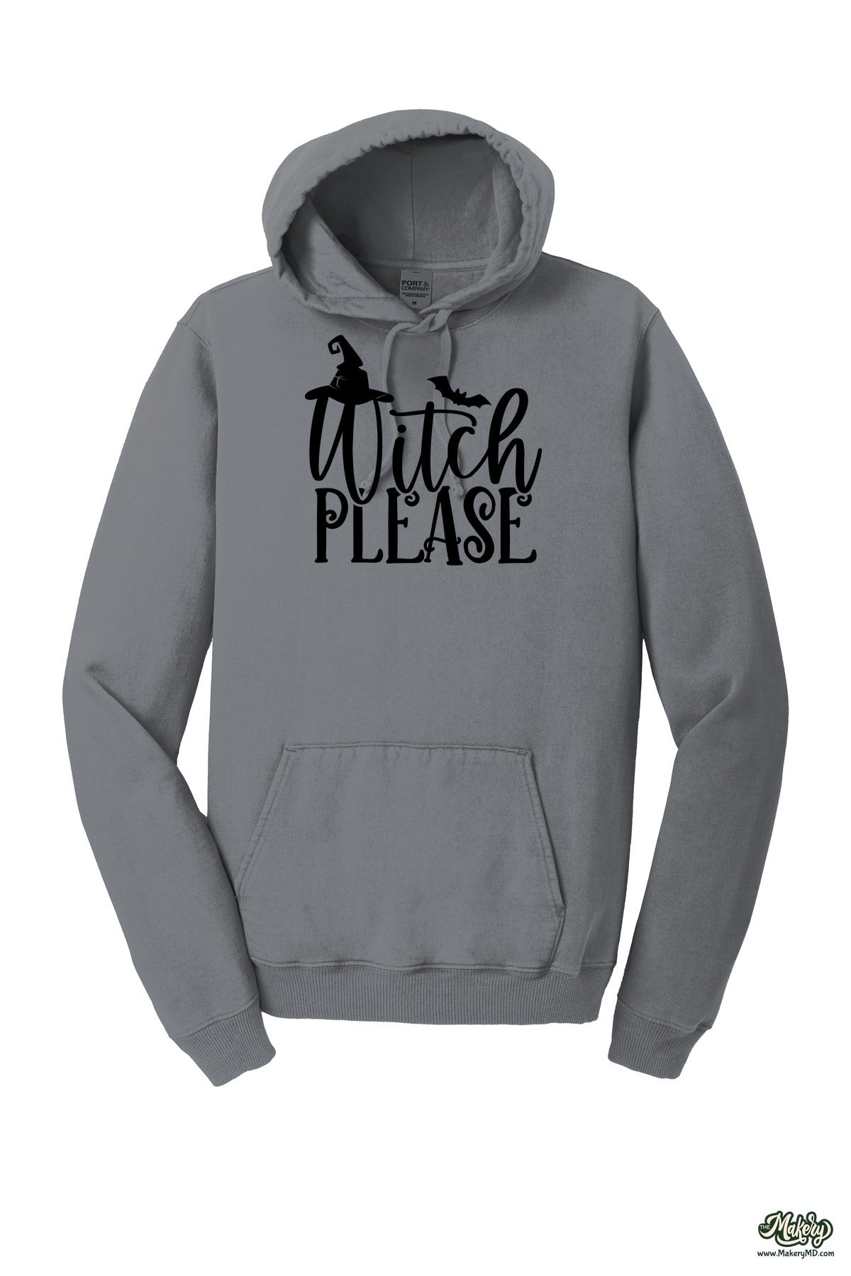 Hoodie / Pewter / front