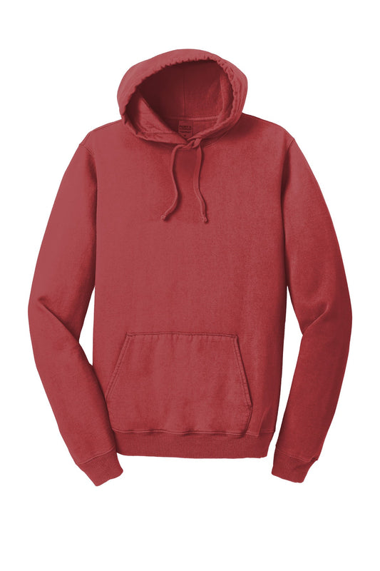 Port & Co™ Beach Wash® Garment-Dyed Pullover Hooded Sweatshirt PC098H (Choose Your Logo)