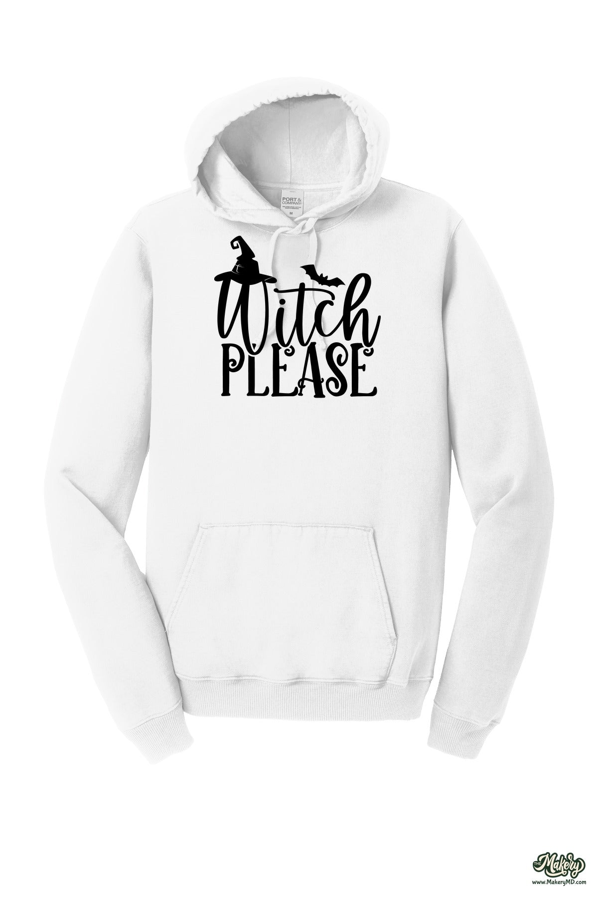 Hoodie / White / front