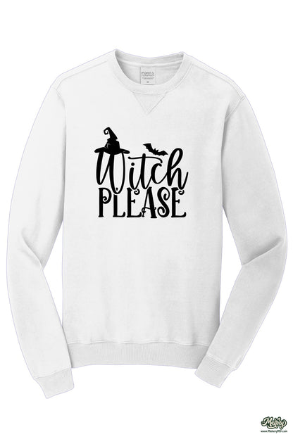 Crewneck Sweatshirt / White / front
