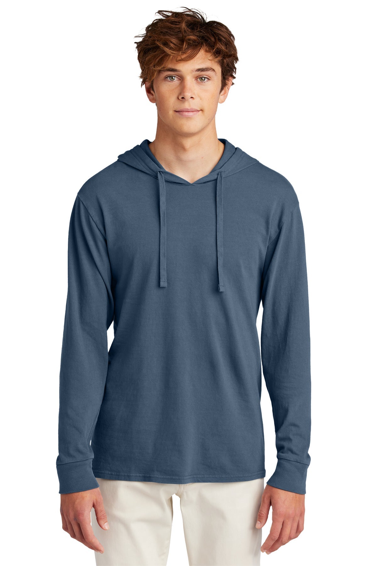 Port & Co Beach Wash Garment-Dyed Pullover Hooded Tee PC099H