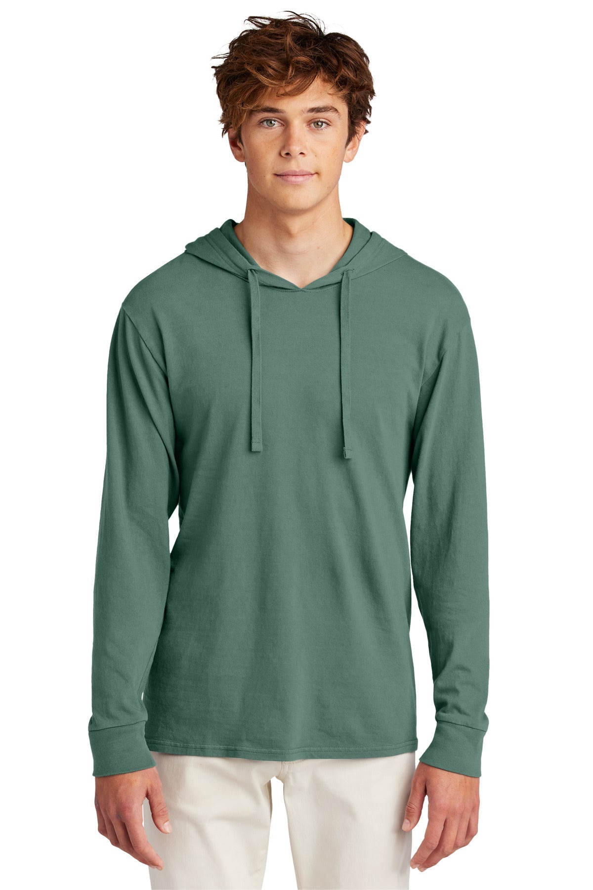 Port & Co Beach Wash Garment-Dyed Pullover Hooded Tee PC099H
