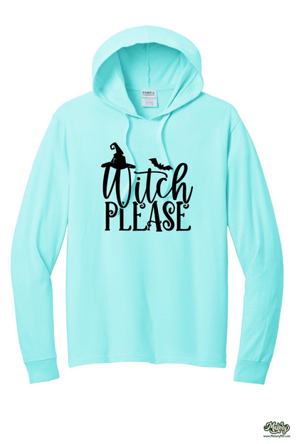 Long Sleeve Hooded Tee / Glacier / front