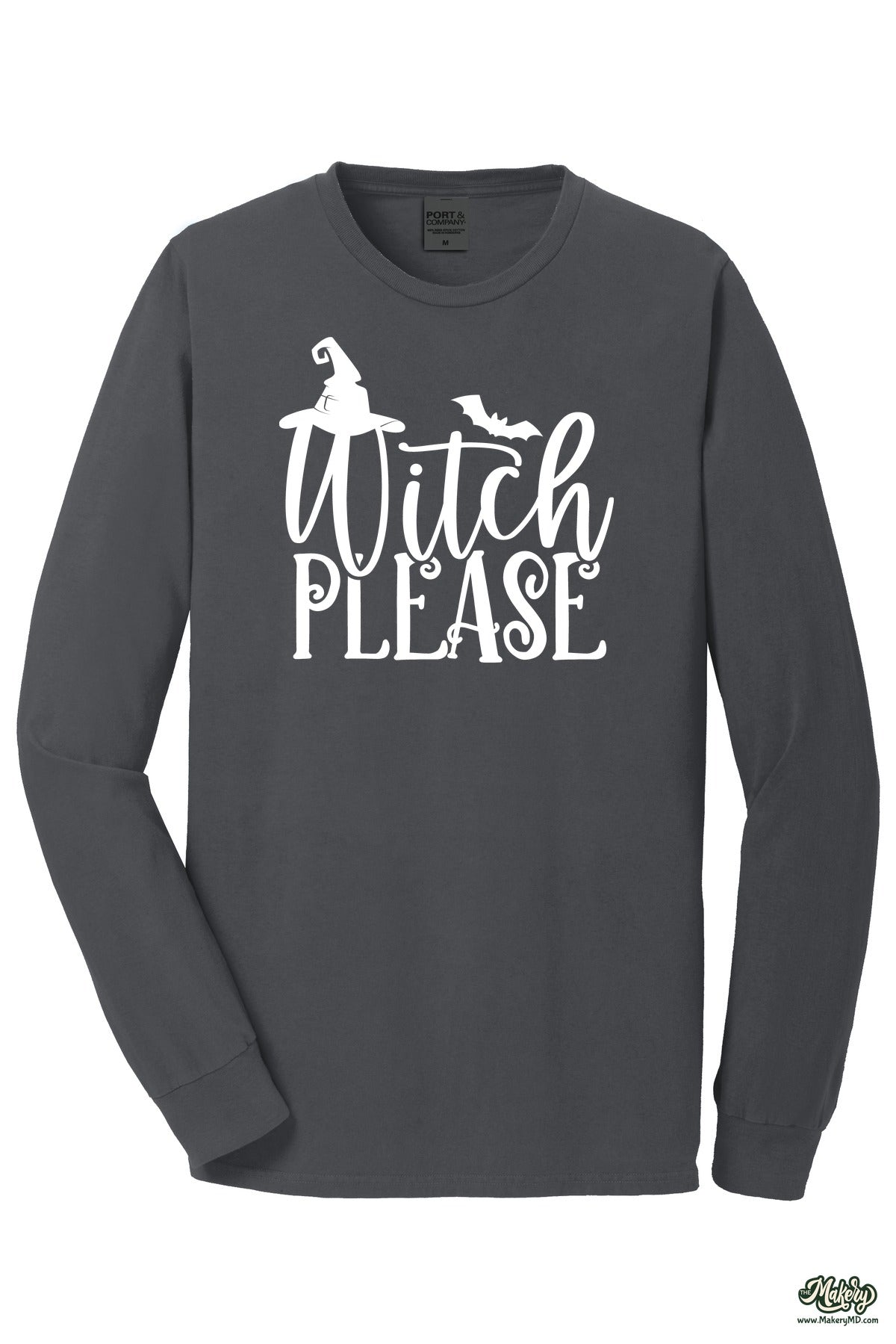 Long Sleeve Tee / Coal / front