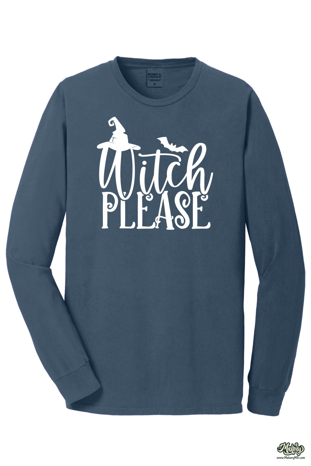 Long Sleeve Tee / Denim Blue / front