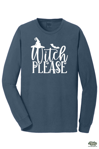 Long Sleeve Tee / Denim Blue / front