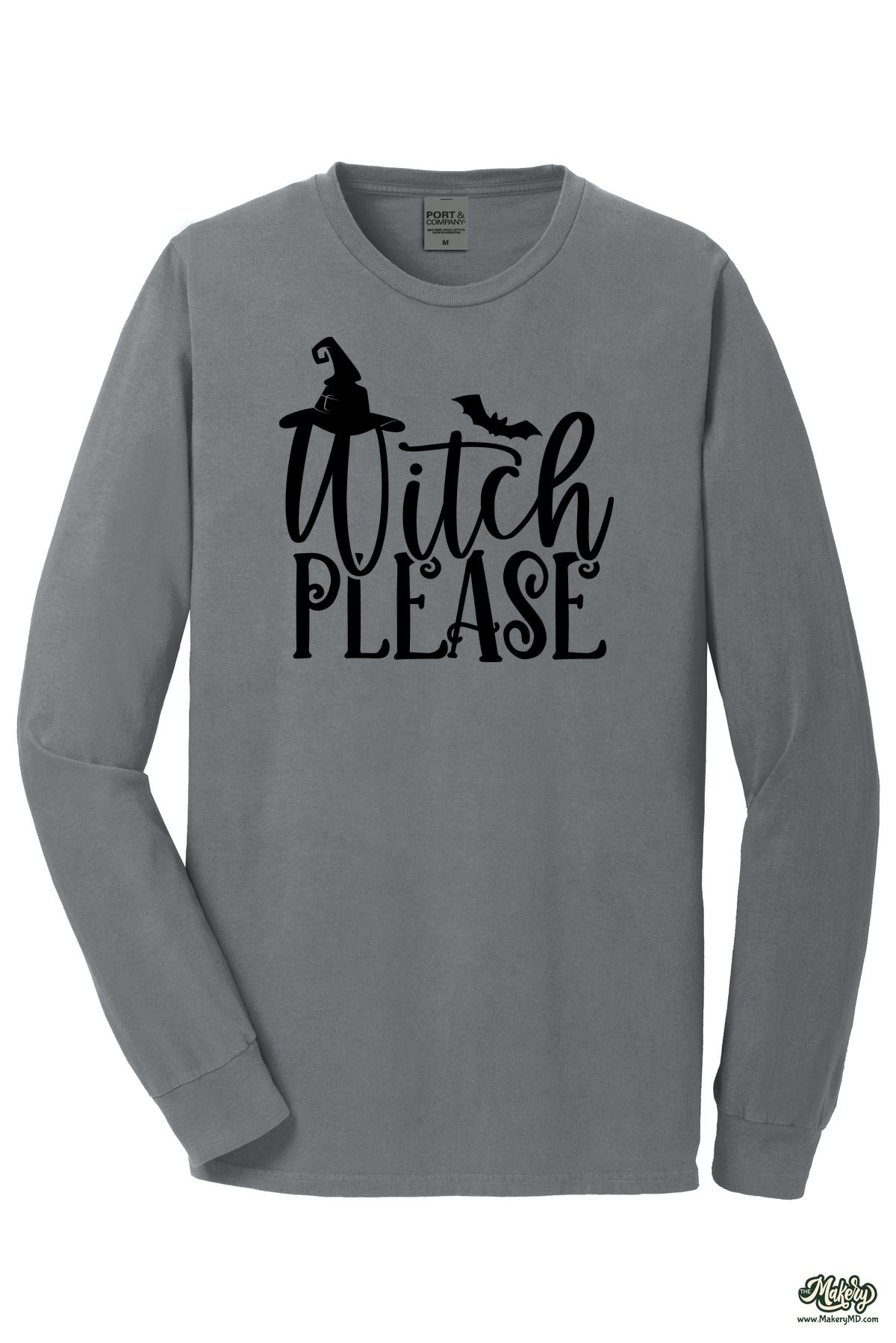 Long Sleeve Tee / Pewter / front