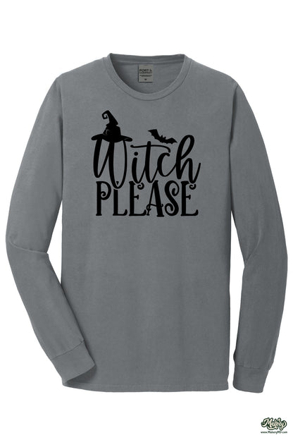 Long Sleeve Tee / Pewter / front