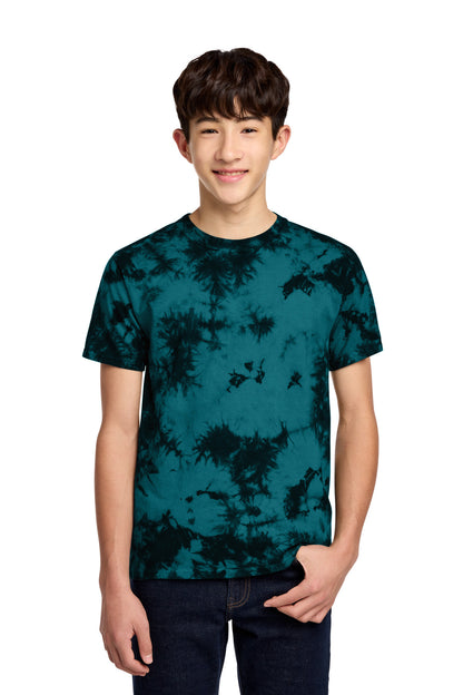 Port & Co Youth Crystal Tie-Dye Tee. PC145Y (Choose Your Design)