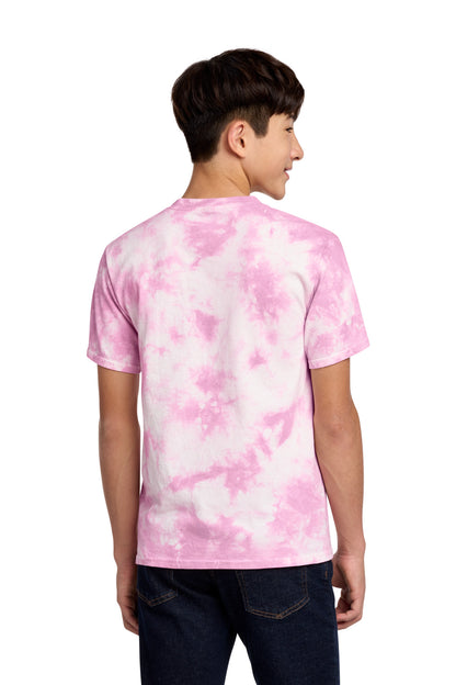 Port & Co Youth Crystal Tie-Dye Tee. PC145Y (Choose Your Design)