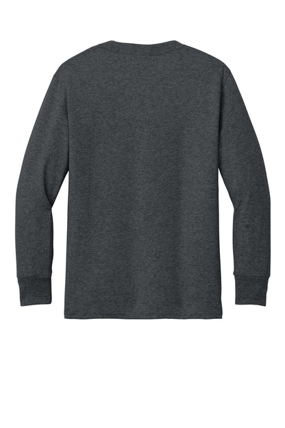 Port & Co Youth Long Sleeve Core Cotton Tee. PC54YLS (Choose Your Design)