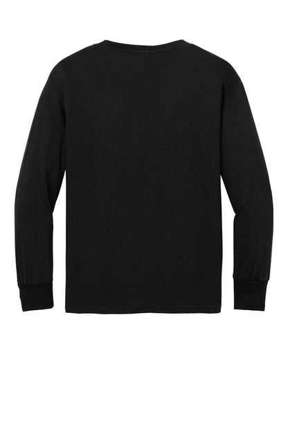 Port & Co Youth Long Sleeve Core Cotton Tee. PC54YLS (Choose Your Design)