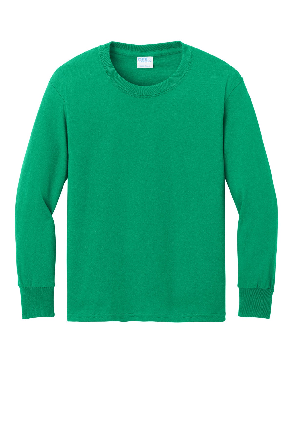 Port & Co Youth Long Sleeve Core Cotton Tee. PC54YLS (Choose Your Design)