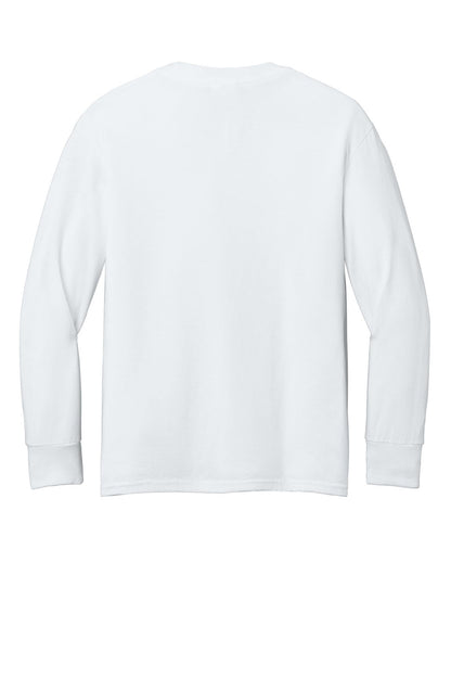 Port & Co Youth Long Sleeve Core Cotton Tee. PC54YLS (Choose Your Design)