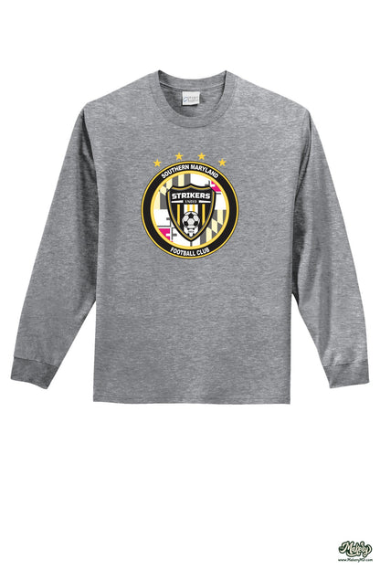 Long Sleeve Cotton Tee / Athletic Heather / front