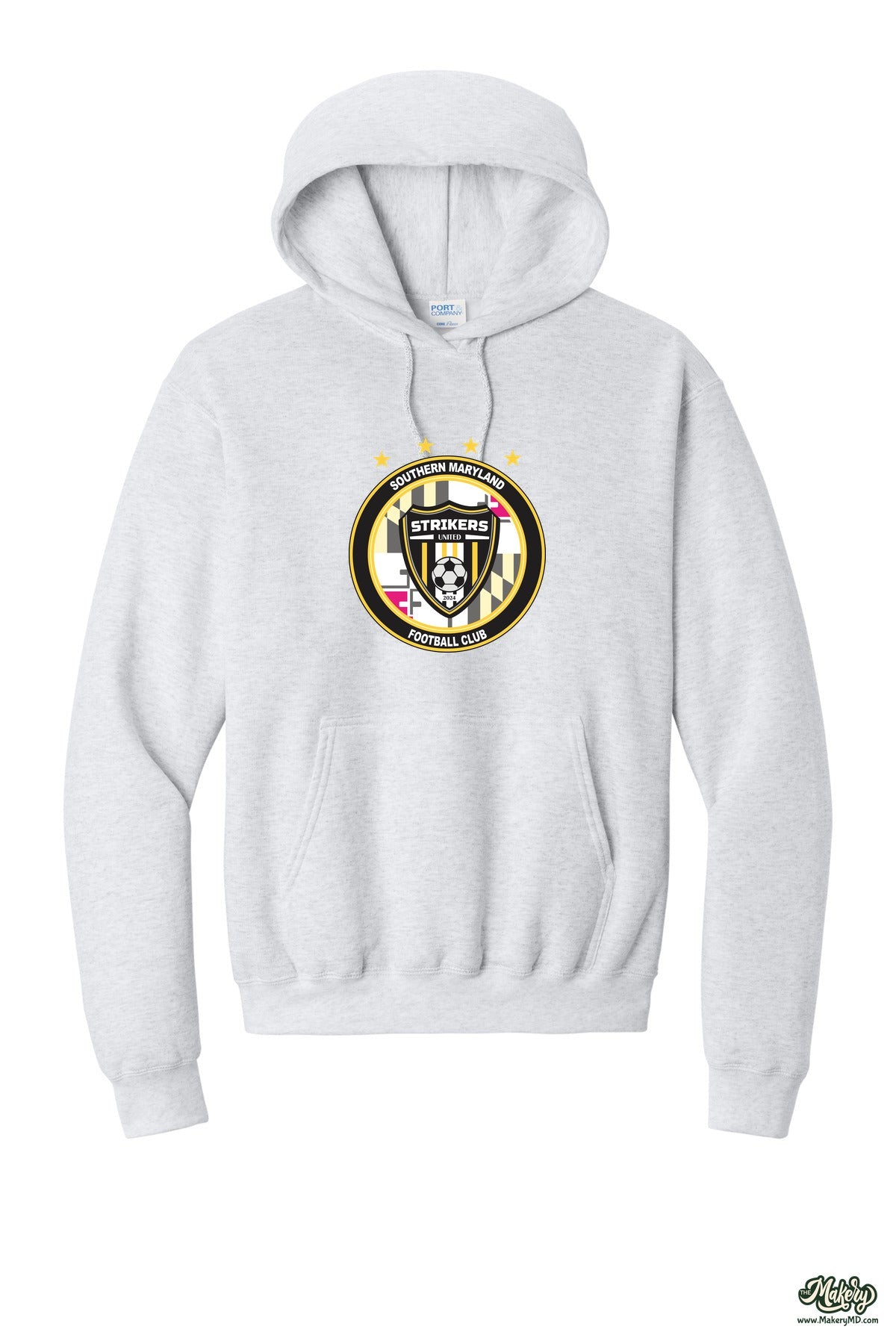 Hoodie / Ash / front