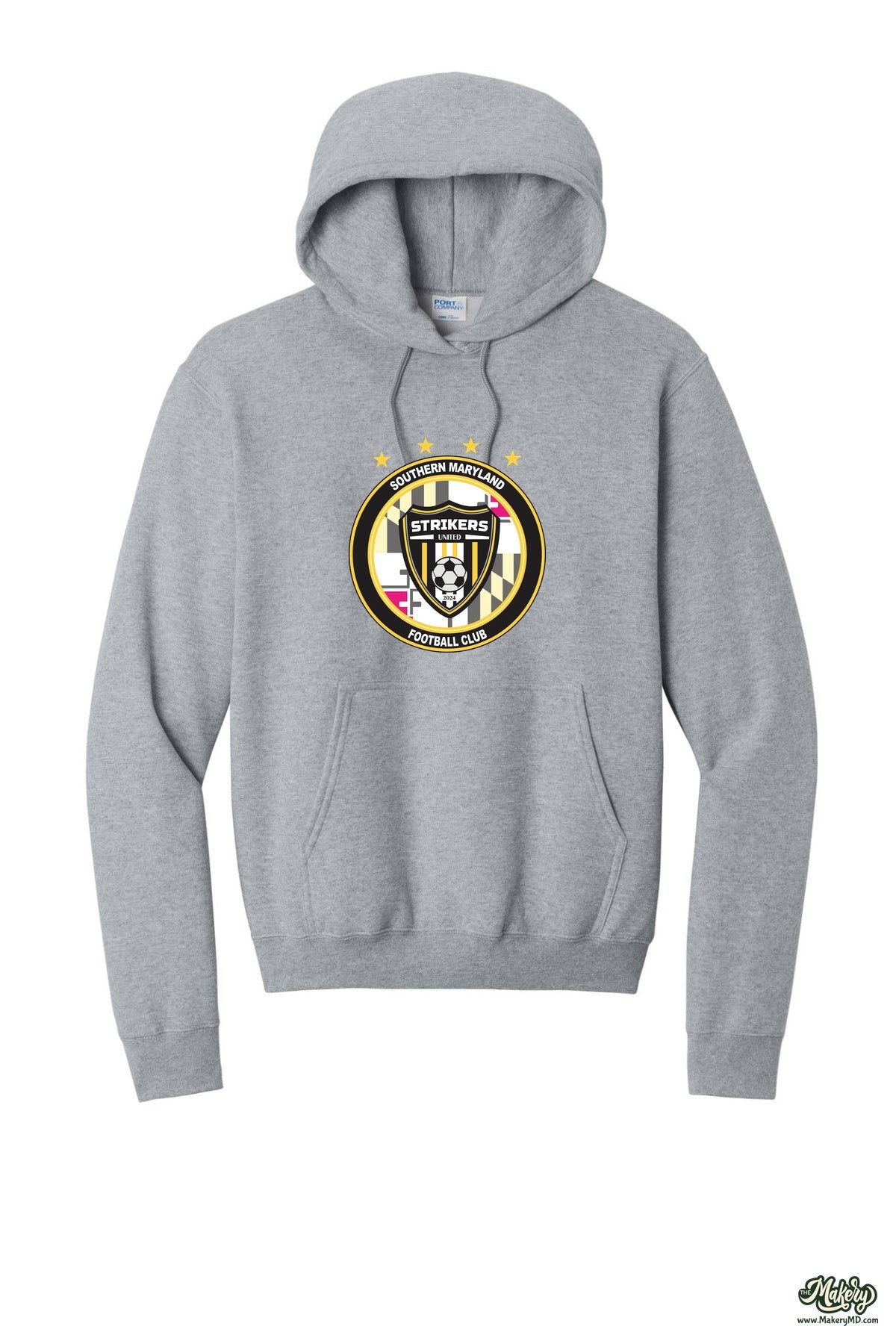 Hoodie / Athletic Heather / front