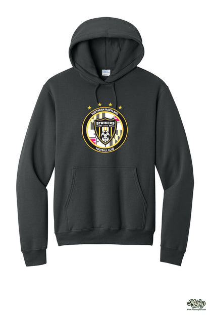 Hoodie / Coal Grey / front