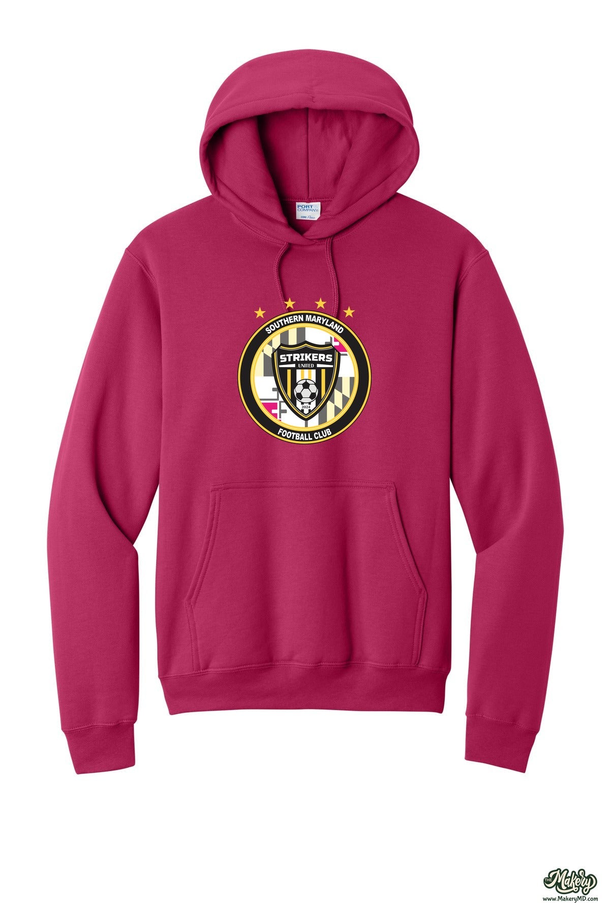 Hoodie / Flush Pink / front