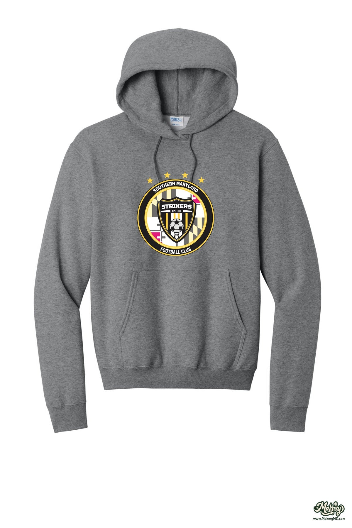 Hoodie / Graphite Heather / front