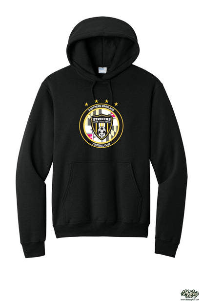Hoodie / Jet Black / front