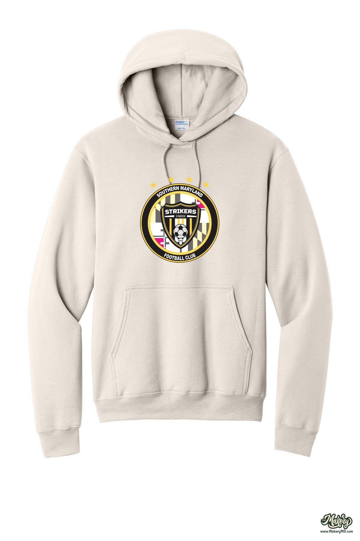 Hoodie / Natural / front