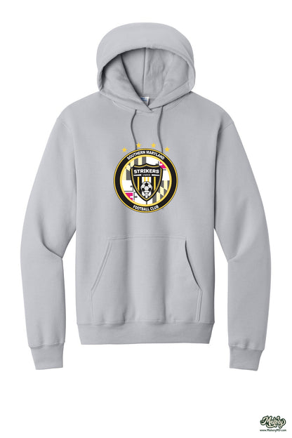 Hoodie / Silver / front