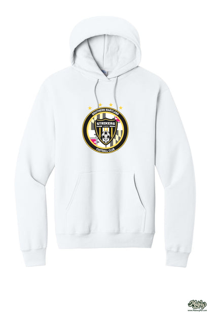 Hoodie / White / front