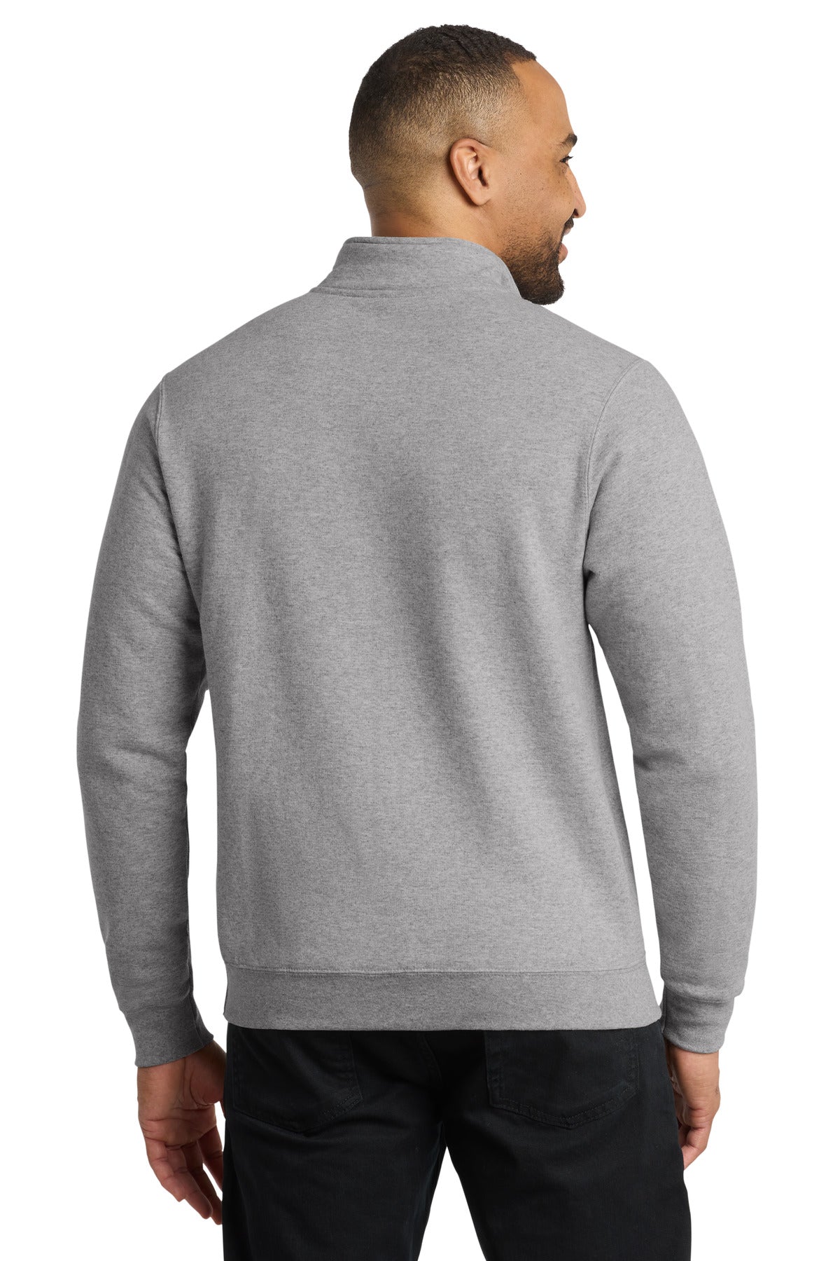 Port & Co Core Fleece 1/4-Zip Pullover Sweatshirt. PC78Q (Choose Your Design)