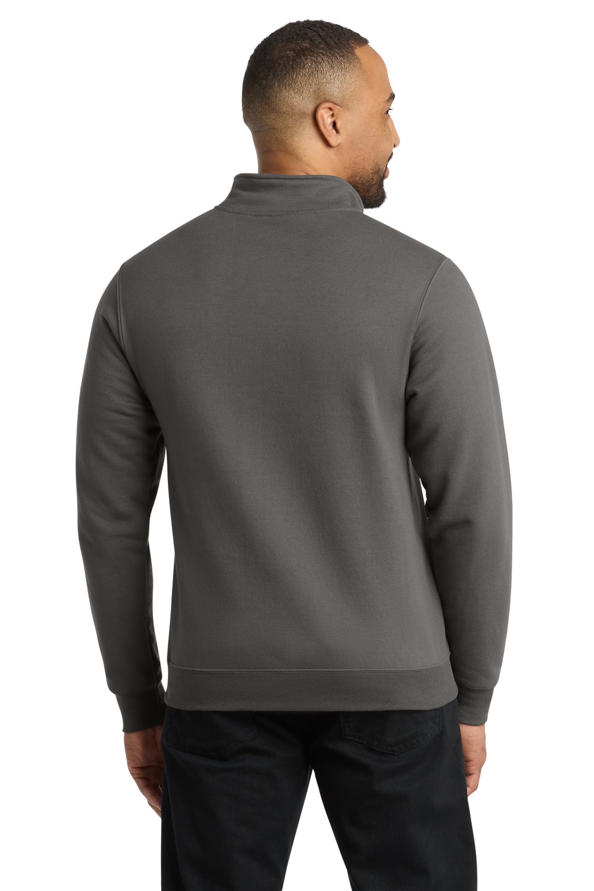 Port & Co Core Fleece 1/4-Zip Pullover Sweatshirt. PC78Q (Choose Your Design)