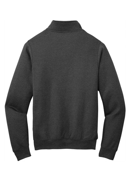 Port & Co Core Fleece 1/4-Zip Pullover Sweatshirt. PC78Q (Choose Your Design)