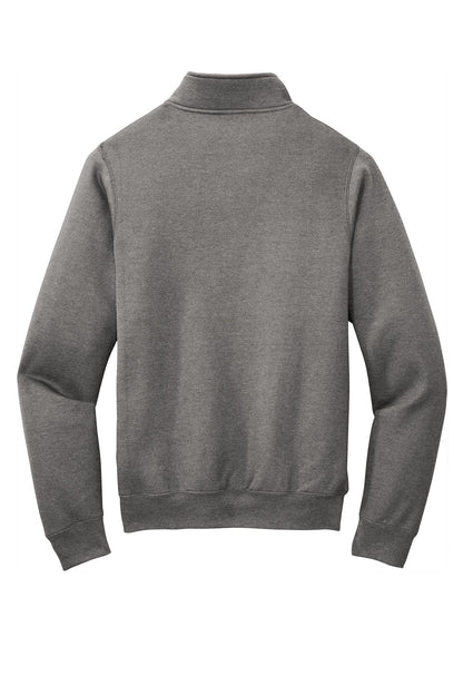 Port & Co Core Fleece 1/4-Zip Pullover Sweatshirt. PC78Q (Choose Your Design)