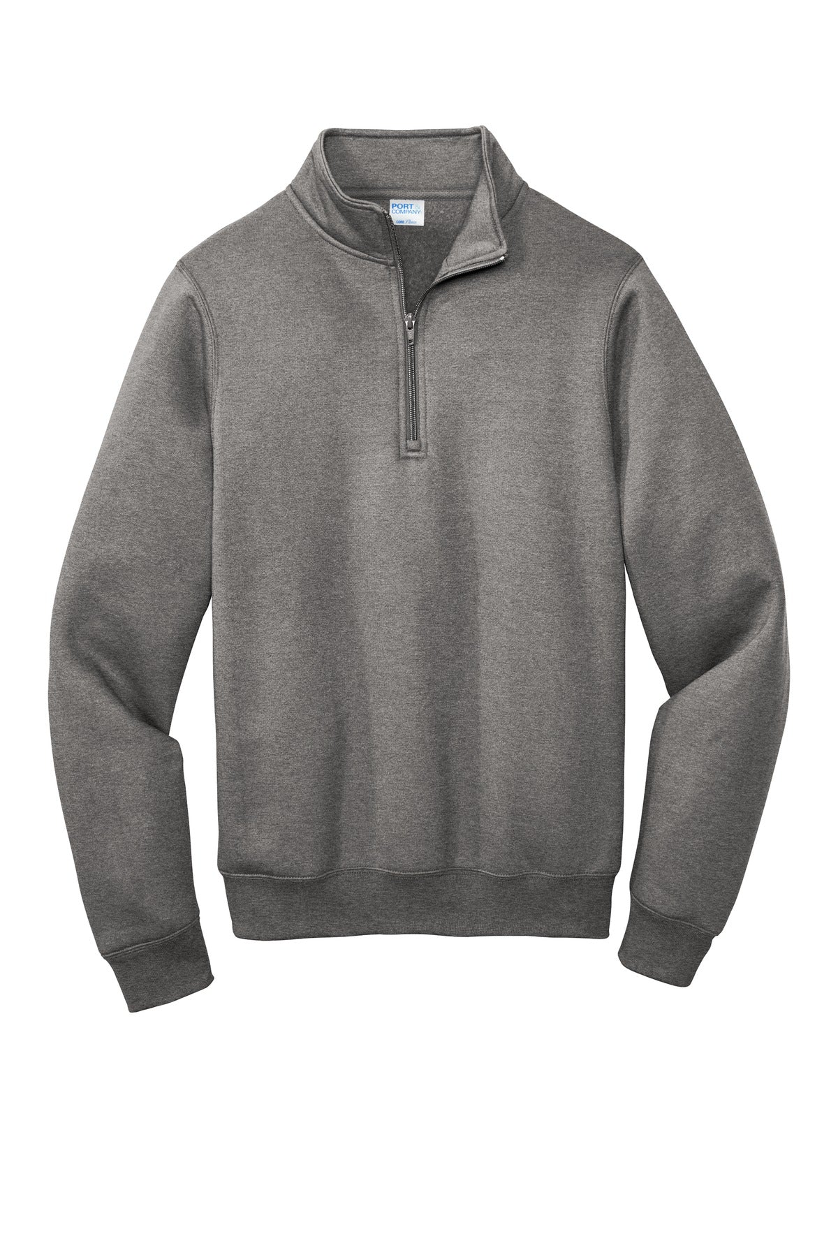 Port & Co Core Fleece 1/4-Zip Pullover Sweatshirt. PC78Q (Choose Your Design)