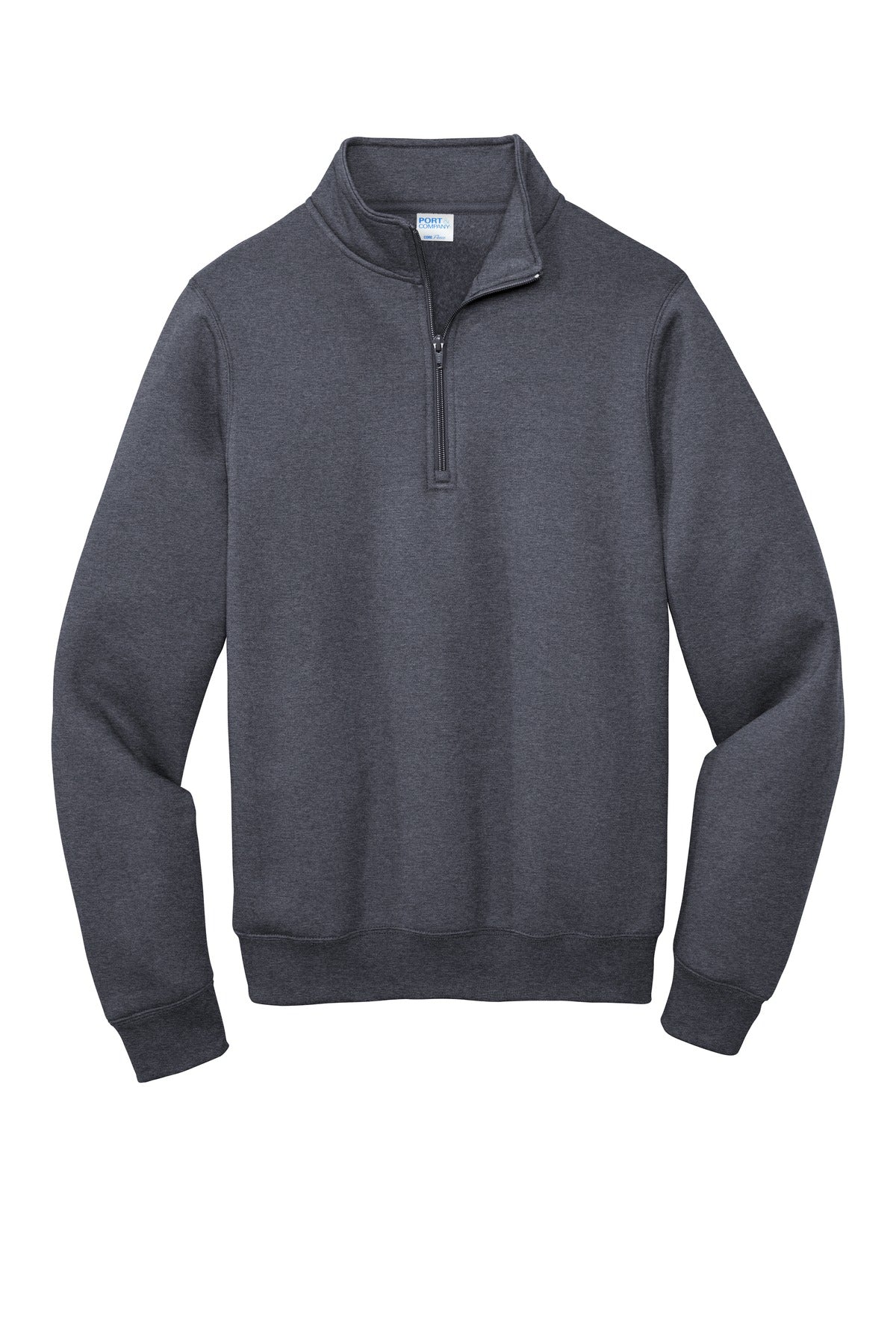 Port & Co Core Fleece 1/4-Zip Pullover Sweatshirt. PC78Q (Choose Your Design)