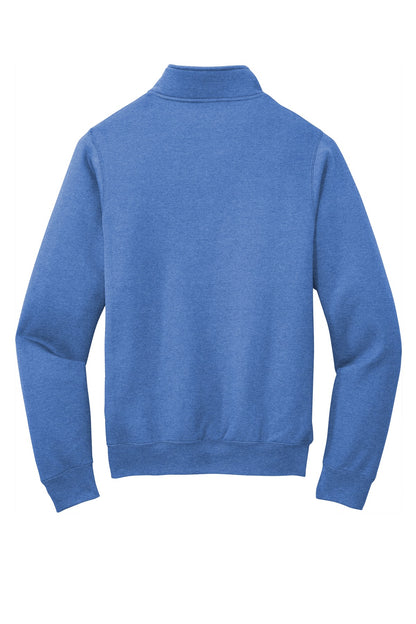 Port & Co Core Fleece 1/4-Zip Pullover Sweatshirt. PC78Q (Choose Your Design)